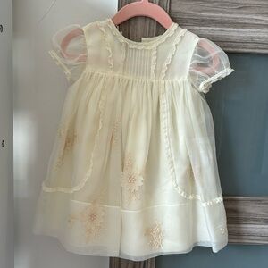 Gucci Ivory Baby Tulle Dress